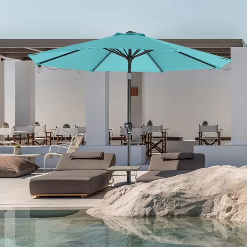 Le parapluie de la plage peut-il être replié?