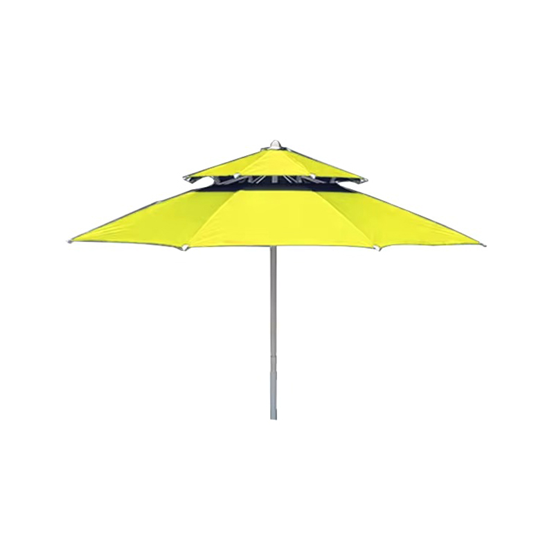 Parapluie de patio de parterres de soleil de haute qualité avec parapluie de base